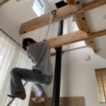 愛知県大府市 我が家で筋トレ！見た目もばっちりです！登り綱と懸垂