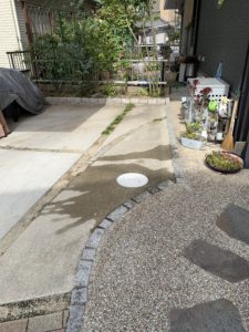 愛知県大府市にて、排水設備の汚水桝取替工事を行いました。【窓香房】