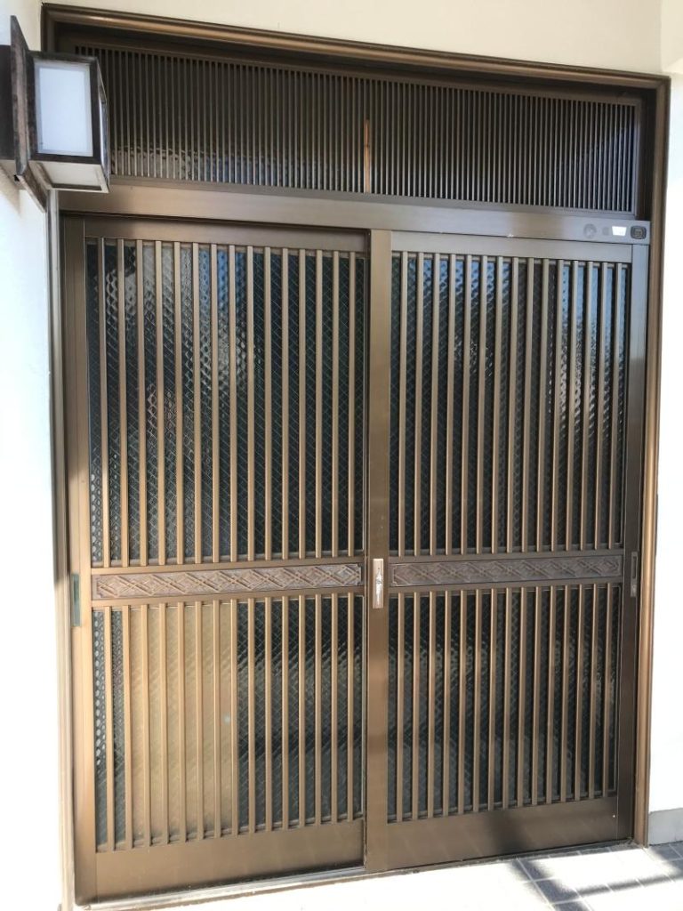 戸建住宅 リシェント玄関引戸 PG仕様 玄関ドア取替工事【ドアファクトリー】