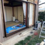 愛知県北名古屋市の戸建住宅にて、木製雨戸からアルミ雨戸への取替工事を行いました。（YKK フレミング）【窓香房】