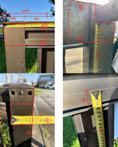愛知県安城市にて、エクステリア工事、大型引戸門扉補強工事を行いました。（LIXIL スタイルシェード）