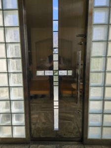 愛知県名古屋市にて、エクステリア工事、玄関ドア取替工事を行いました。（ステンレス製ドア　フルオーダー）