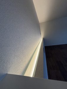 愛知県東海市にて、照明カバー取付工事を行いました。（フロスト硝子　プレーン）【窓香房】