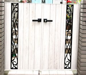 名古屋市緑区にて、エクステリア工事に伴う門扉取替工事を行いました。（フレイナ）【窓香房】