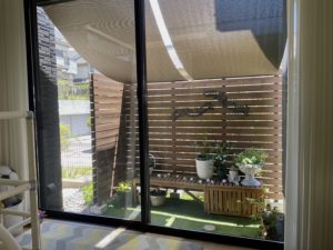 愛知県大府市にて、遮熱シェード取付工事を行いました。（スタイルシェード）【窓香房】