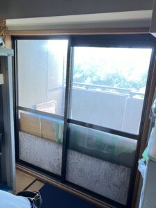 愛知県大府市のマンションにて、窓リノベ補助金を使いLIXILインプラス内窓工事を行いました。（LIXILインプラス　ダストバリヤ　引違）【窓香房】