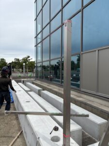 愛知県大府市にて、目隠しフェンス取付工事を行いました。（四国化成　ルーバータイプ　EAF8型）【窓香房】