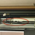 愛知県東浦町にて、自動ドアメンテナンス工事を行いました。（自動ドア　ベルト交換）【窓香房】