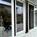 知多郡東浦町のお宅にて、網戸の取替工事を行いました。（スライド網戸　中桟付　上下レール新設）【窓香房】