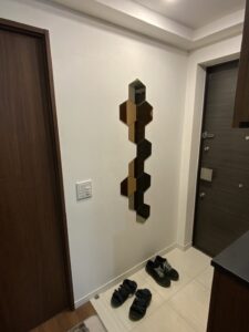 大府市東新町のお宅にて、姿見ミラーとエコカラット工事を行いました。（エコカラットプラス）【窓香房】